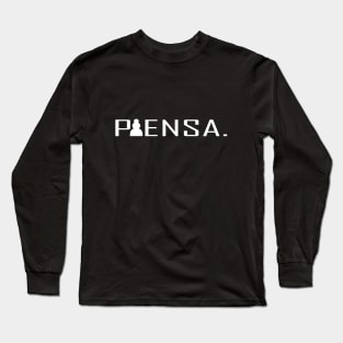 Piensa, think chess Long Sleeve T-Shirt